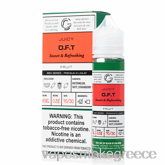 Vape Greece συχνά - σειρά Bsx - 60ml 0mg